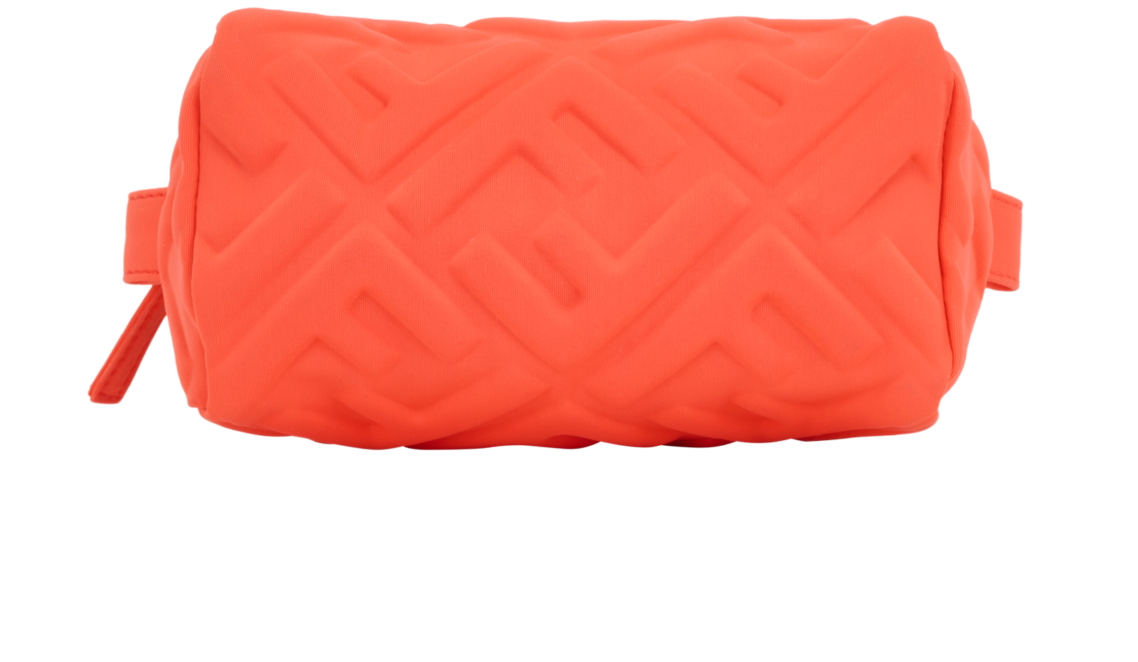 Fendi FF Cosmetic Pouch, &pound;260, Accessories, Orange, Fabric, Top view